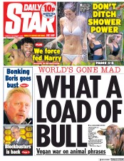 Daily Star () Newspaper Front Page for 4 December 2018