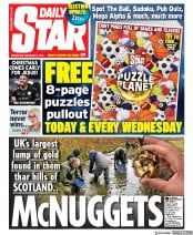 Daily Star () Newspaper Front Page for 4 December 2019