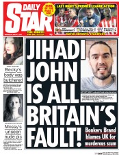 Daily Star () Newspaper Front Page for 4 March 2015