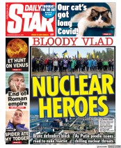 Daily Star () Newspaper Front Page for 4 March 2022