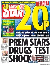 Daily Star () Newspaper Front Page for 4 April 2016