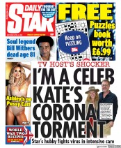 Daily Star () Newspaper Front Page for 4 April 2020