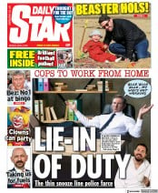 Daily Star () Newspaper Front Page for 4 April 2022