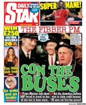Daily Star () Newspaper Front Page for 4 May 2022