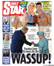 Daily Star () Newspaper Front Page for 4 June 2019