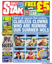 Daily Star () Newspaper Front Page for 4 June 2021