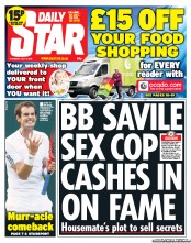 Daily Star () Newspaper Front Page for 4 July 2013