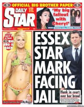 Daily Star () Newspaper Front Page for 4 August 2011