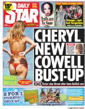 Daily Star () Newspaper Front Page for 4 August 2014