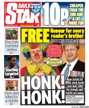 Daily Star () Newspaper Front Page for 4 August 2020