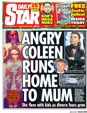 Daily Star () Newspaper Front Page for 4 September 2017