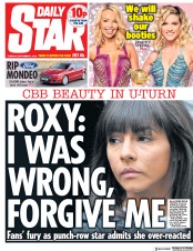 Daily Star () Newspaper Front Page for 4 September 2018
