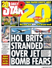 Daily Star () Newspaper Front Page for 5 November 2015