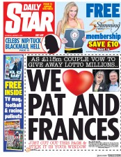 Daily Star () Newspaper Front Page for 5 January 2019