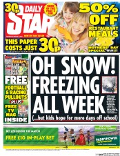 Daily Star () Newspaper Front Page for 5 March 2016