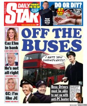 Daily Star () Newspaper Front Page for 5 March 2020