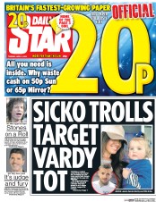 Daily Star () Newspaper Front Page for 5 April 2016