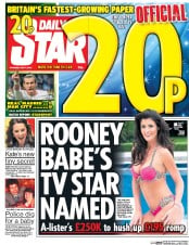 Daily Star () Newspaper Front Page for 5 May 2016