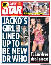 Daily Star () Newspaper Front Page for 5 June 2013