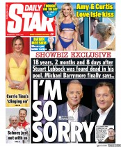 Daily Star () Newspaper Front Page for 5 June 2019