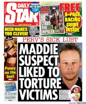 Daily Star () Newspaper Front Page for 5 June 2020