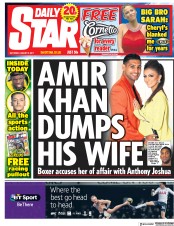 Daily Star () Newspaper Front Page for 5 August 2017
