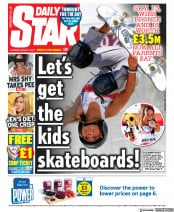 Daily Star () Newspaper Front Page for 5 August 2021
