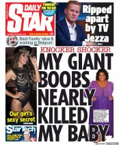 Daily Star () Newspaper Front Page for 5 September 2019