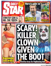 Daily Star () Newspaper Front Page for 6 October 2017