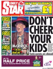 Daily Star () Newspaper Front Page for 6 October 2018