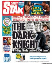 Daily Star () Newspaper Front Page for 6 October 2022