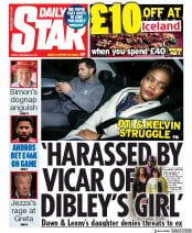 Daily Star () Newspaper Front Page for 6 December 2019