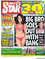 Daily Star () Newspaper Front Page for 6 February 2016