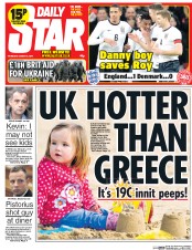 Daily Star () Newspaper Front Page for 6 March 2014