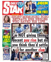 Daily Star () Newspaper Front Page for 6 March 2021
