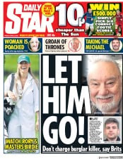 Daily Star () Newspaper Front Page for 6 April 2018