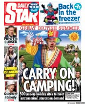 Daily Star () Newspaper Front Page for 6 April 2021