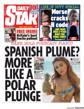 Daily Star () Newspaper Front Page for 6 May 2019
