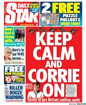 Daily Star () Newspaper Front Page for 6 May 2020