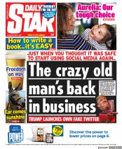 Daily Star () Newspaper Front Page for 6 May 2021