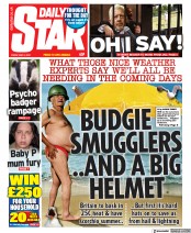 Daily Star () Newspaper Front Page for 6 May 2022