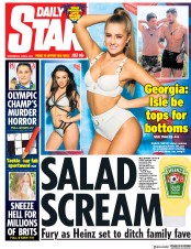 Daily Star () Newspaper Front Page for 6 June 2018