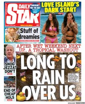 Daily Star () Newspaper Front Page for 6 June 2022
