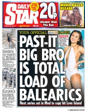 Daily Star () Newspaper Front Page for 6 July 2017