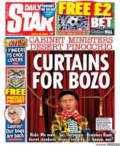 Daily Star () Newspaper Front Page for 6 July 2022