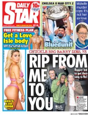 Daily Star () Newspaper Front Page for 6 August 2018