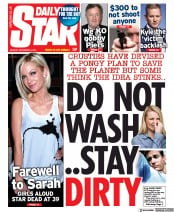 Daily Star () Newspaper Front Page for 6 September 2021