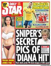 Daily Star () Newspaper Front Page for 7 October 2013