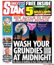 Daily Star () Newspaper Front Page for 7 October 2022