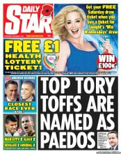 Daily Star () Newspaper Front Page for 7 November 2012